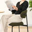 Chaise rembourrée avec pieds en métal-1586868573
