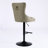 360 Swivel Pu Leather Bar Stools, Adjustable Height And Comfort For Kitchen  Olive , 2 Chairs , Comfortable Pub Stools-43828726-43828724