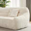 Canapé modulaire incurvé de luxe 123,2 pouces, canapé modulaire en chenille nuage, quatre coussins, canapé de salon à quatre places surdimensionné à haut dossier, aucun assemblage requis-485687841