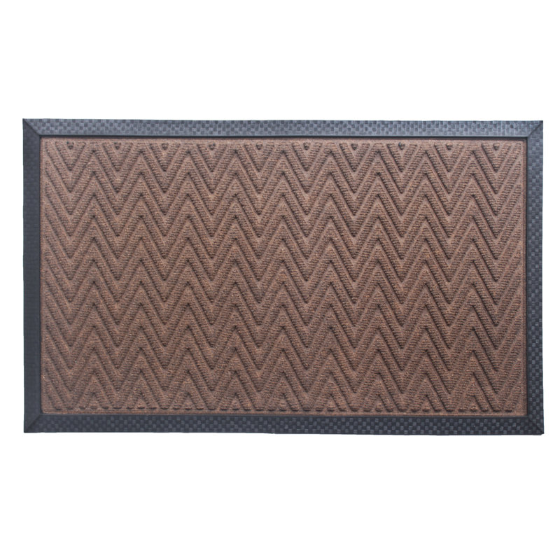 Tapis de porte antidérapant Khasim 30 po x 18 po