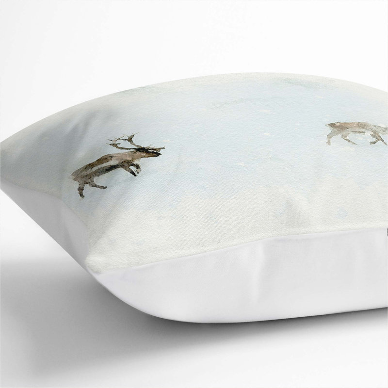 Square Cushion, White, 55cm H x 55cm W x 20cm D