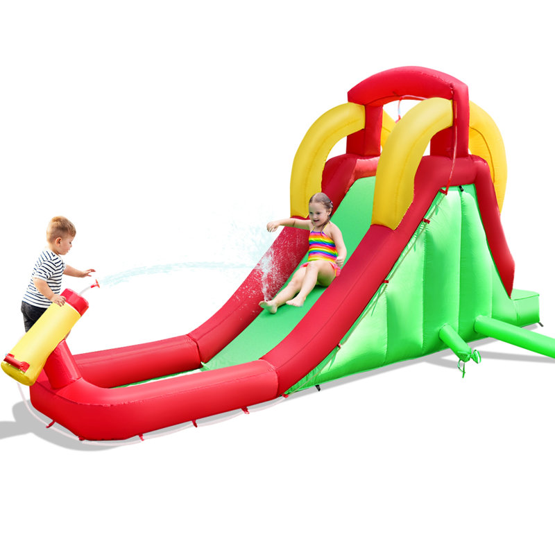 Jeu gonflable 4 'x 15,4' avec glissade d'eau