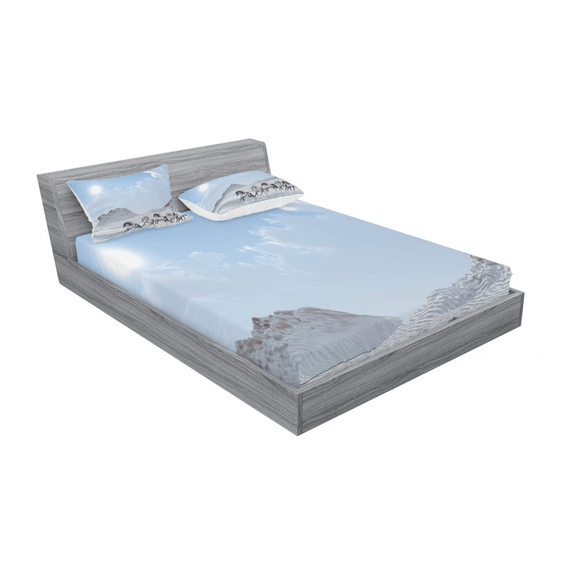 Microfiber Sheet Set, Full Sheet Set with Fitted Sheet
