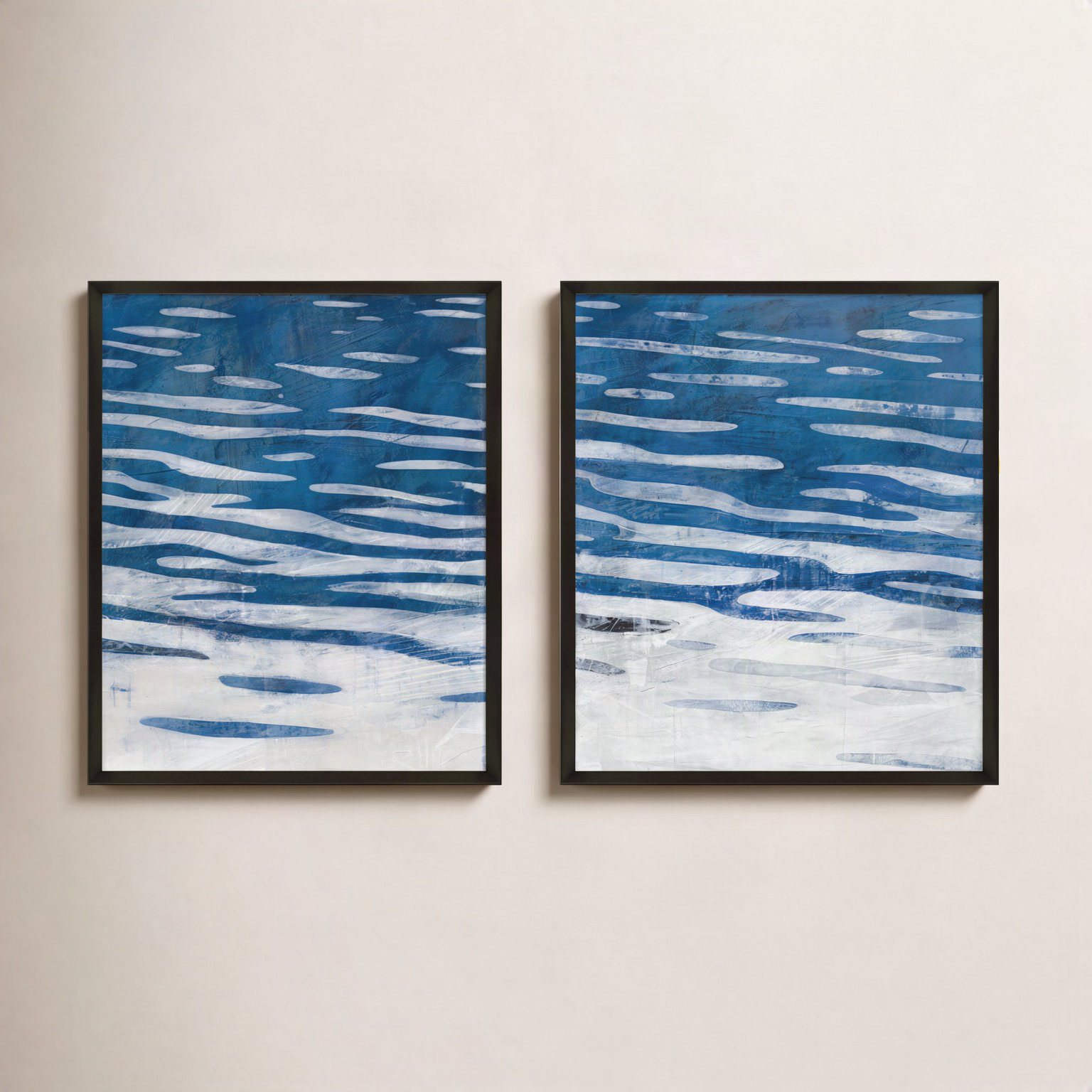 Radley "Oceanview" Print by Ivo Stoyanov, 25" H x 40" W x 1.25" D, Black Framed