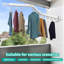 Daemyn 30cm Wall Mounted Clothes Rack