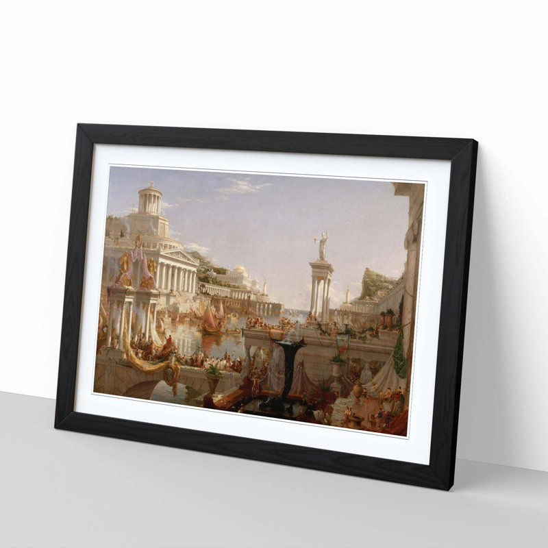 Thomas Cole - Single Picture Frame Print, Black