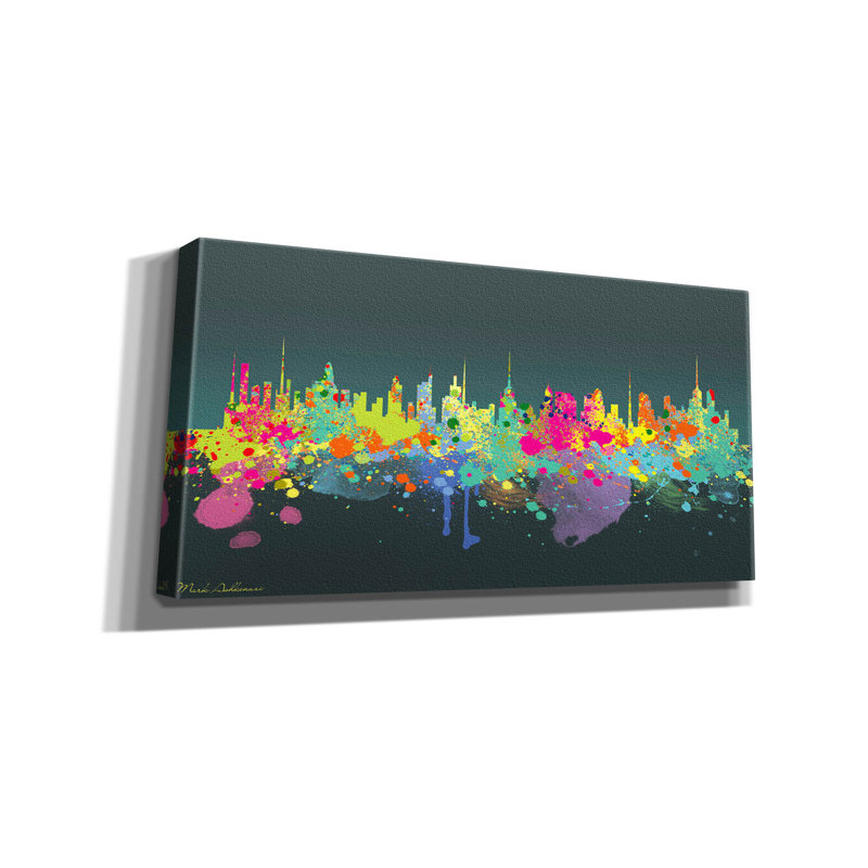 «The Big 1» par Mark Ashkenazi, art mural sur toile, H 20 po x l 40 po x P 1,5 po