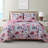 Ivory Coast 3-Piece Disperse Print Reversible Quilt Set-1545015547-1545015545