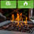 28In Outdoor Propane Fire Pit Table-2109916852