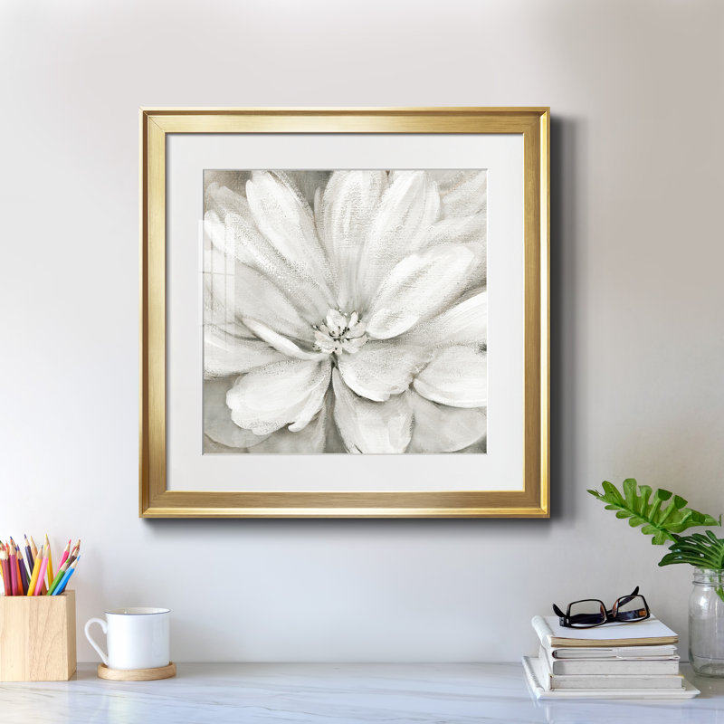 Simplement doux - Cadre photo, reproduction d'art sur papier, H 17,5 po x l 17,5 po x P 1,5 po, Encadrement doré