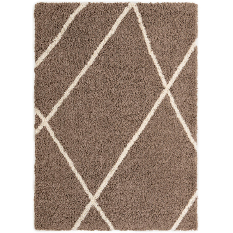 Tapis Tarquinio, Rectangle 10 pi x 14 pi 1 po, Brun