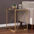 Reagan Glass Top End Table
