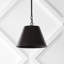 Luminaire suspendu 1 lumière à abat-jour Empire