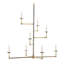 Brass 8 - Light Chandelier