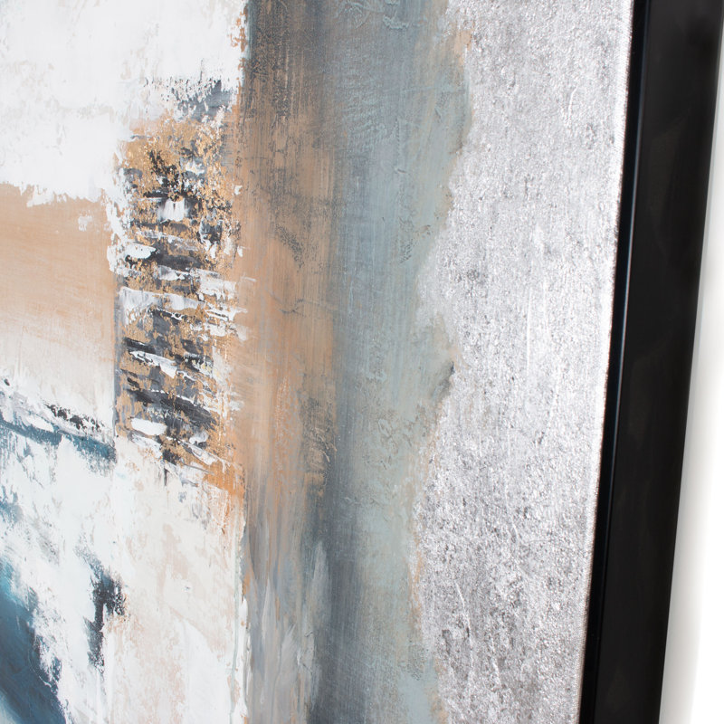 Cadre flottant, peinture sur toile