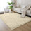 Alaunna Rectangle Shaggy Washable Area Rug