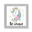«Be Unique», impression sur papier licorne-47848657-47848667