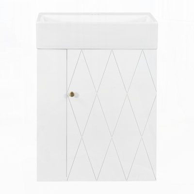 Meuble-lavabo 20 po avec lavabo en céramique
