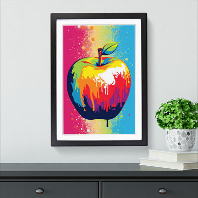 Apple Pop Art - Framed Print