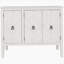 Armoire décorative à 3 portes Edford, armoire en bois antique avec tablette réglable-781138287