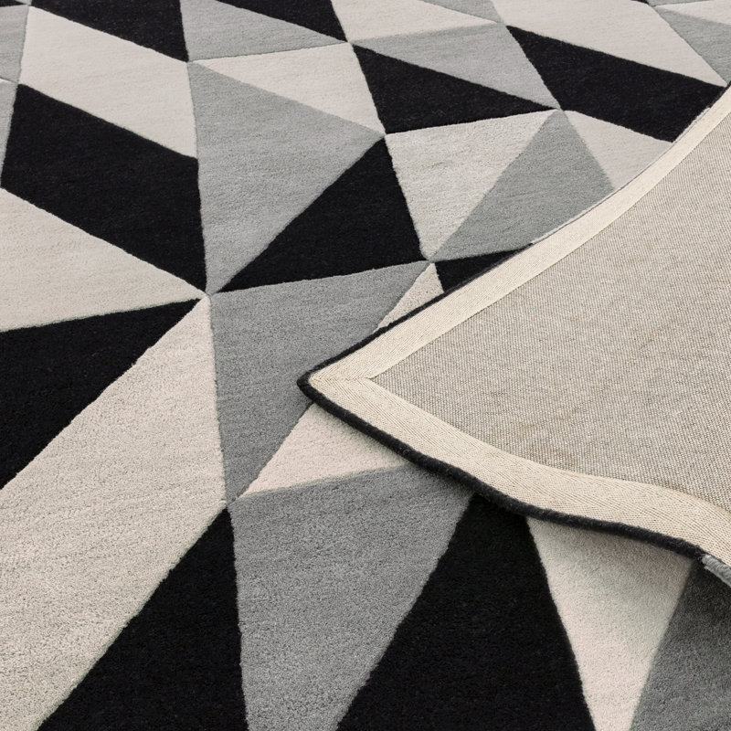 Jessamine Geometric Wool Hand Tufted Area Rug, Rectangle 200 x 290cm