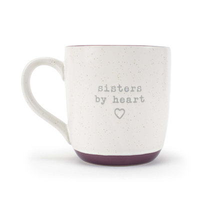 Tasse en céramique tacheté machine à écrire-Font Sœurs par cœur
