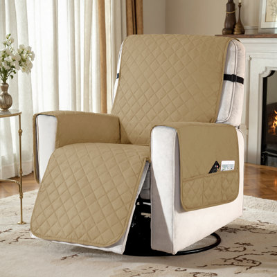 Reversible Comfort Box Cushion Recliner Slipcover