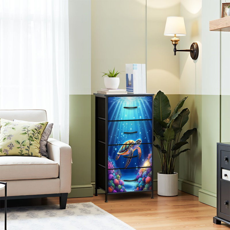 Commode pour commode de chambre à coucher pour garde-robe Starlit Bubble Sea