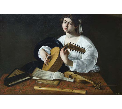 "the lute player" par caravaggio-impression