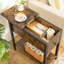 Cargan 48 cm W Iron Bedside Table