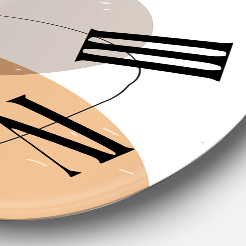 Minimal élémentaire organique et géométrique compostions XXxxxxx - horloge murale moderne, Grand