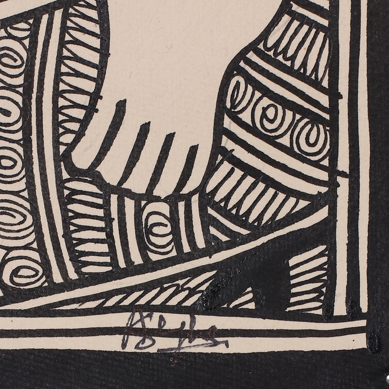  Handmade Ganapati Madhubani Triptych
