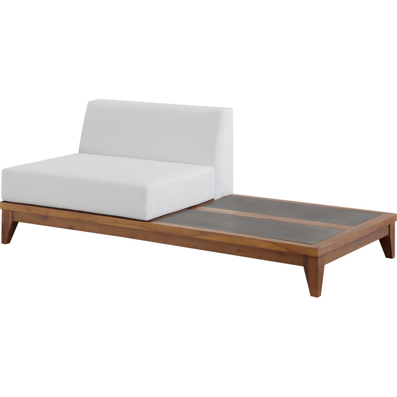 Chaise de patio avec coussins Rio