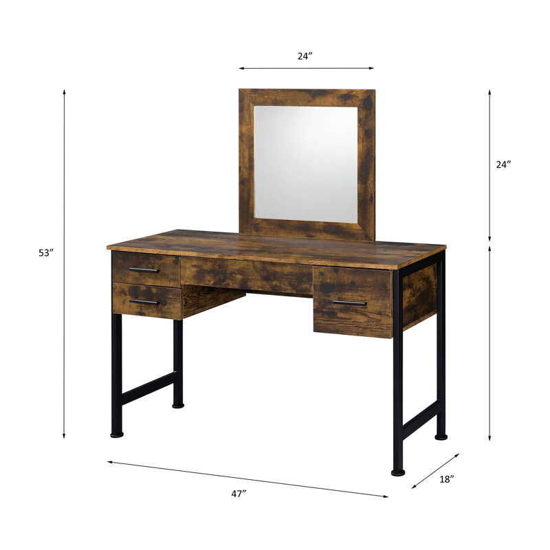 Charmant meuble-lavabo avec rangement abondant et miroir ajustable pour le vestiaire