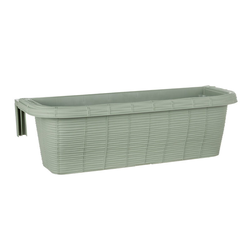Jardinière en plastique à auto-arrosage, Vert