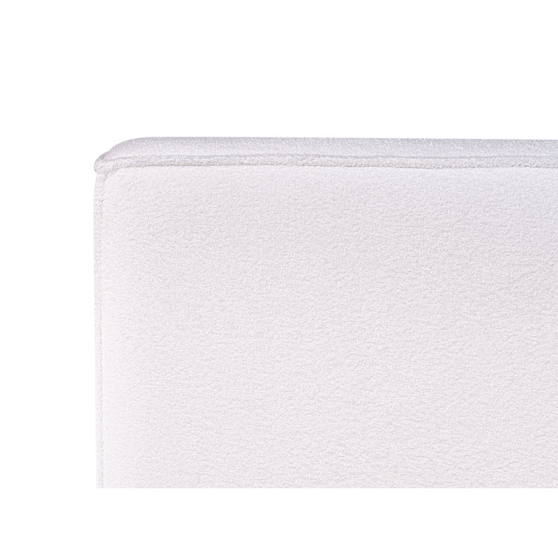 Casanas Upholstered Bed, White