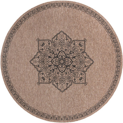 Tapis transitionnel Tollefson couleur chameau