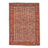 Antique One-of-a-Kind 4'2x6' Hand Knotted Area Rug