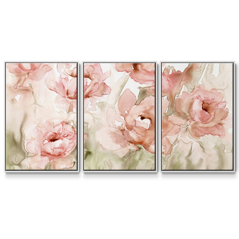 Springs Welcome - Toile encadrée multi-pièces, H 24 po x l 48 po x P 2 po, Blanc