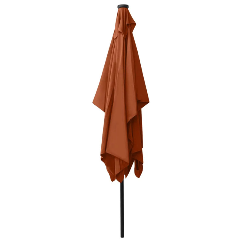 Coeburn 200cm X 300cm Rectangular Lighted Market Parasol, Terracotta
