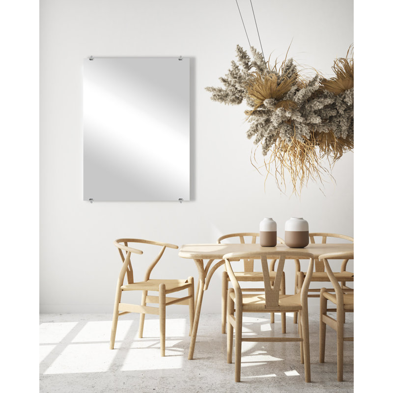 Zarrea Flat Wall Mirror, 36" x 27"