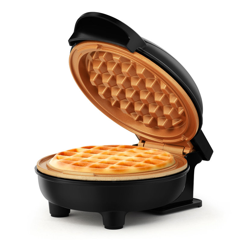 Gaufrier personnel Holstein Housewares de 4 pouces, Cuivre