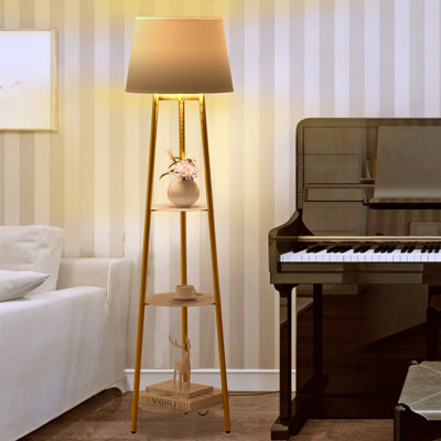 Abdulahi 150cm Gold Tripod Floor Lamp