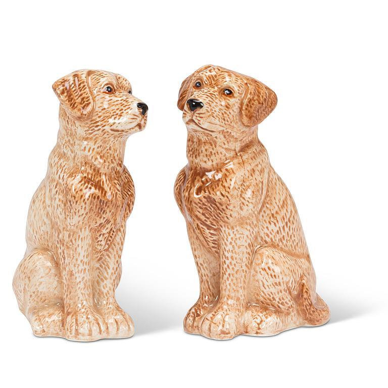 Salière et poivrière Golden Retriever