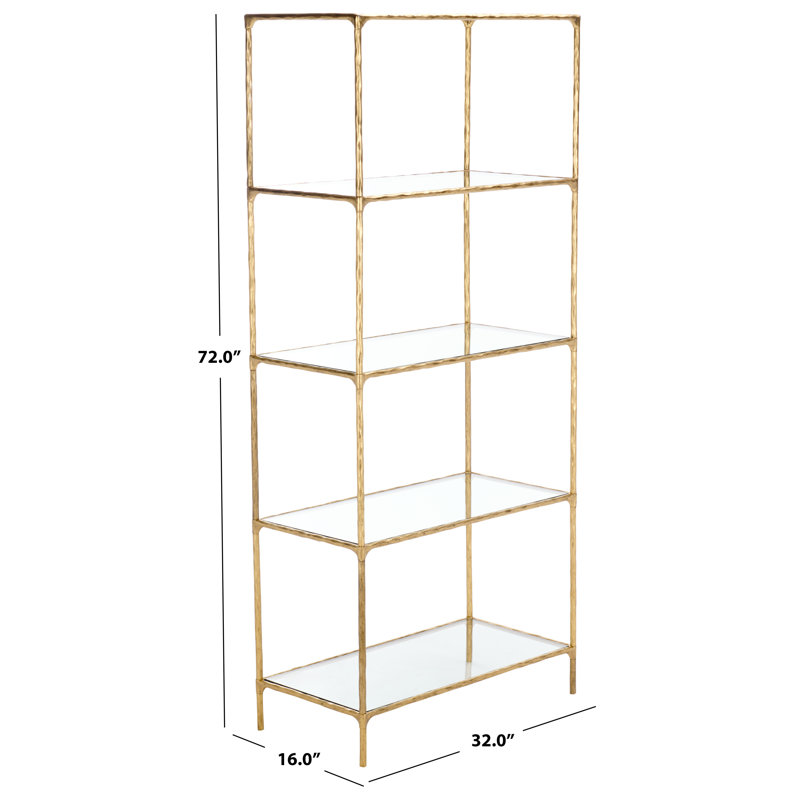 Jessa Forged Metal Bookshelf