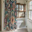 Rideau de douche 1 pièce Flower Power Boho-699429446