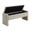Banc de lit moderne avec rangement