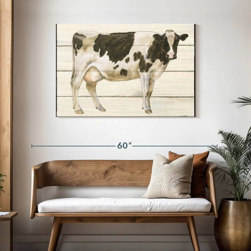 Brampt Country Cow I, H 30 po x l 45 po