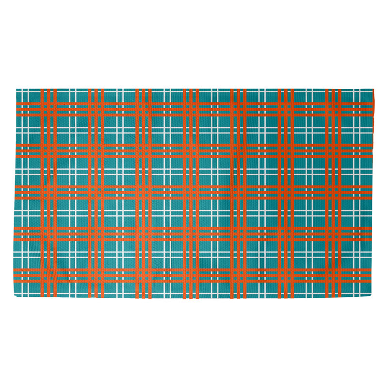 Plaid Indoor Rug, Rectangle 5' x 7'