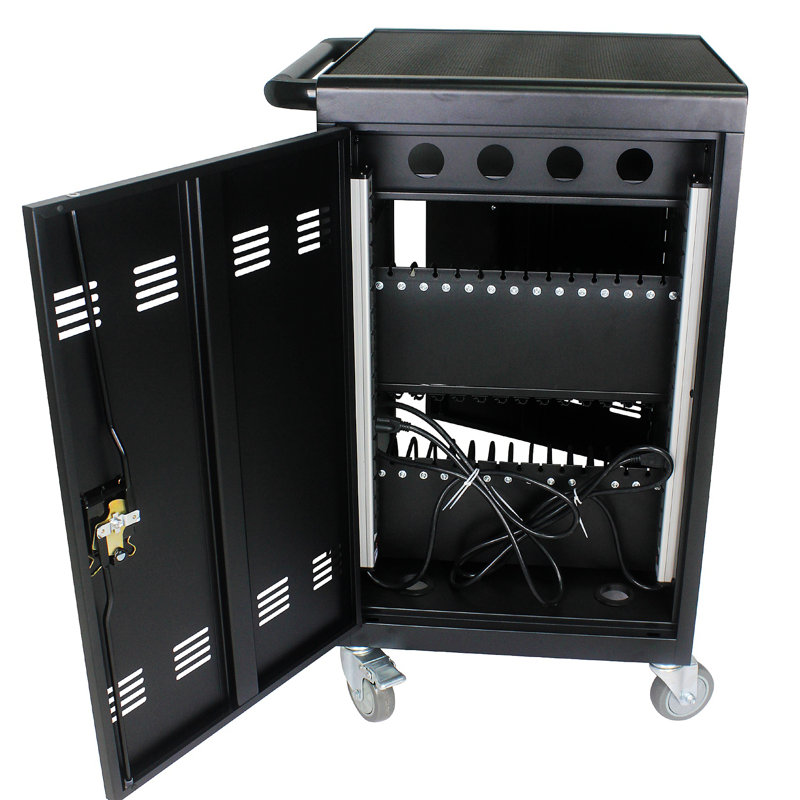 Mobile Charging Cart and Cabinet for Tablets Laptops 35-Device (B30PLUS)